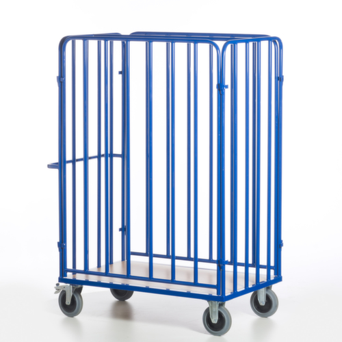 Rollcart Paketwagen mit Stahlrohrwänden