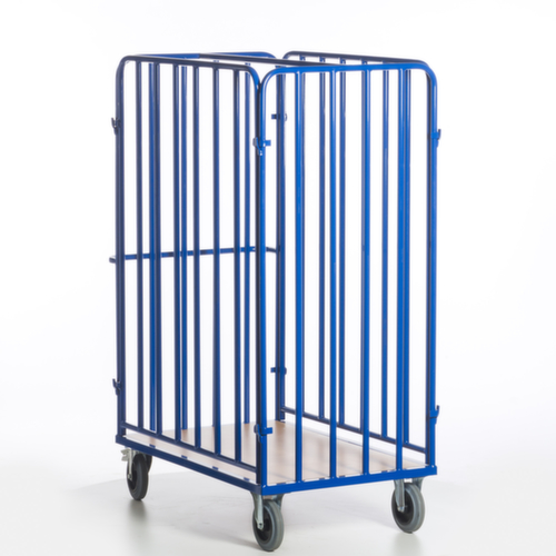 Rollcart Paketwagen mit Stahlrohrwänden