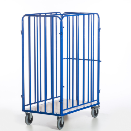 Rollcart Paketwagen mit Stahlrohrwänden