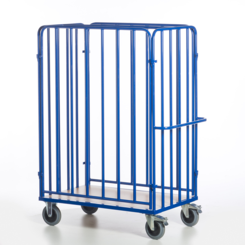 Rollcart Paketwagen mit Stahlrohrwänden