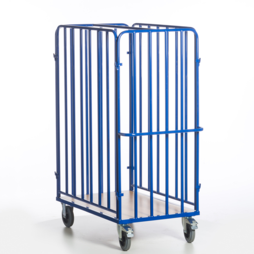 Rollcart Paketwagen mit Stahlrohrwänden