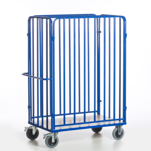 Rollcart Paketwagen mit Stahlrohrwänden