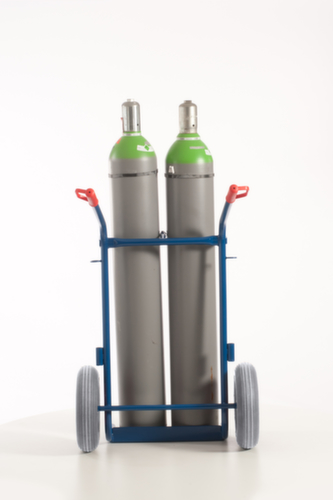 Rollcart Flaschenkarre, für 2x40/50 l Flasche, Luft-Bereifung