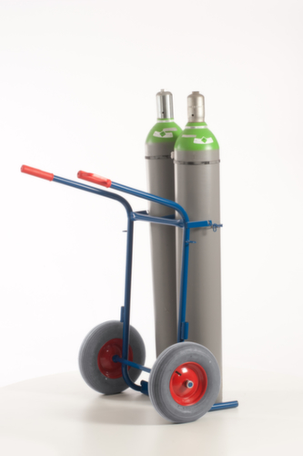 Rollcart Flaschenkarre, für 2x40/50 l Flasche, Luft-Bereifung