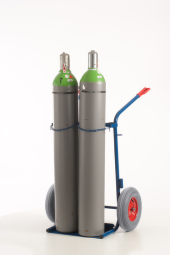 Rollcart Flaschenkarre, für 2x40/50 l Flasche, Luft-Bereifung