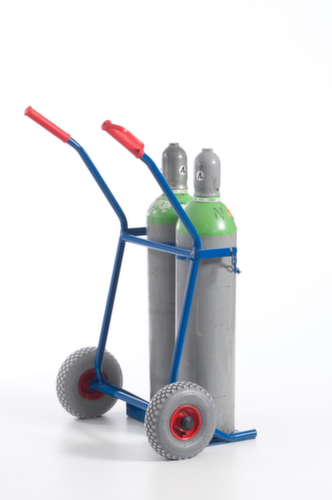 Rollcart Flaschenkarre, für 2x20 l Flasche, Luft-Bereifung