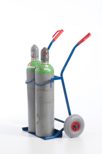 Rollcart Flaschenkarre, für 2x20 l Flasche, Luft-Bereifung