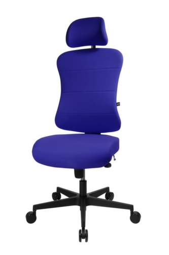 Topstar Bürodrehstuhl Art Comfort mit Kopfstütze, royalblau