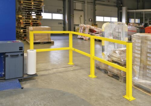 Moravia Rammschutzgeländer-System BLACK BULL S-Line, Querbalken, Länge 2000 mm