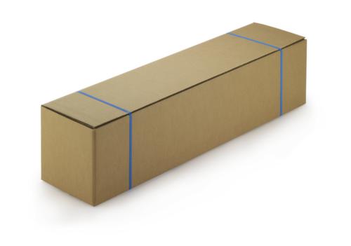 Langer Faltkarton mit Öffnung an Längsseite, 2-wellig, 1000 x 150 x 150 mm