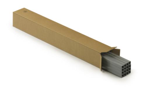 Langer Faltkarton mit Öffnung an Stirnseite, 2-wellig, 1300 x 300 x 300 mm