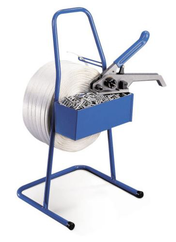 Umreifungsset mit Textilband, Bandbreite 16 mm