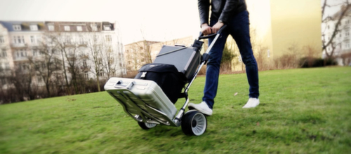 RuXXac Klappbare Alu-Sackkarre Cross, Traglast 100 kg, Polymer-Bereifung