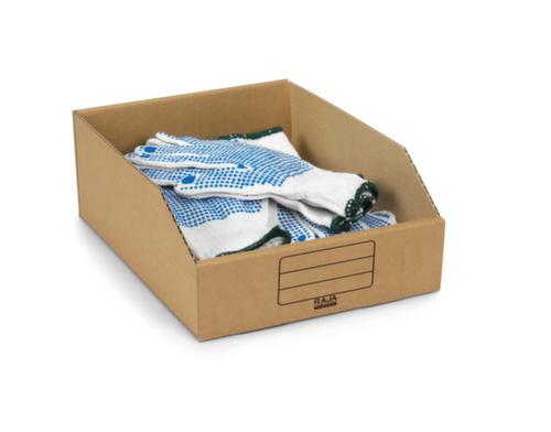 Karton-Regalkasten, Tiefe 323 mm, braun