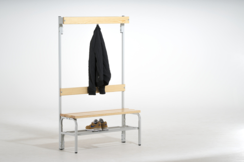 Sypro Umkleidebank mit Holzleisten