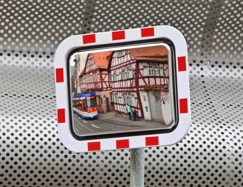 Moravia Verkehrsspiegel, Höhe x Breite 600 x 800 mm