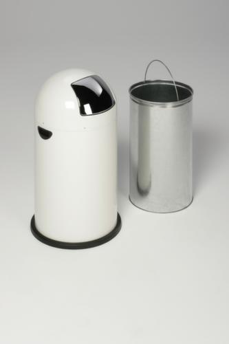 Push-Abfallbehälter, 33 l, weiß
