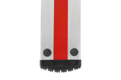 Hymer Dreiteilige Mehrzweck-Teleskopleiter SC 60, 3 x 10 rutschsicher profilierte Sprossen