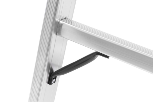 Hymer Dreiteilige Mehrzweck-Teleskopleiter SC 60, 3 x 10 rutschsicher profilierte Sprossen