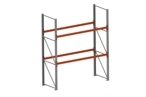 META Palettenregal MULTIPAL für 9 Paletten, 2870 mm breit, 3 Lagerebenen