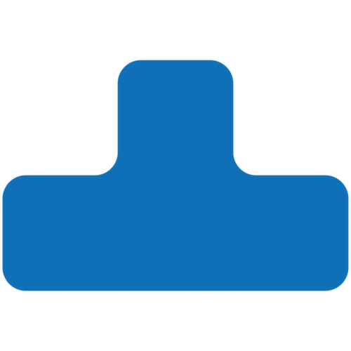 EICHNER Klebesymbol, T-Form, blau