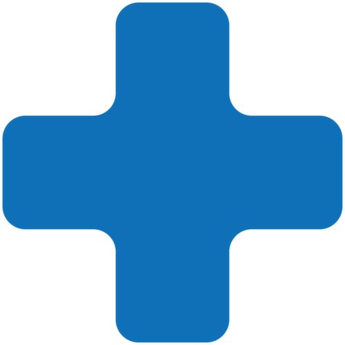 EICHNER Klebesymbol, Plus, blau