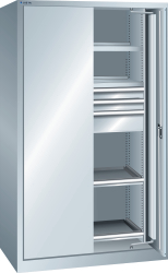LISTA Schwerlast-Einschwenktürenschrank, Breite 1146 mm