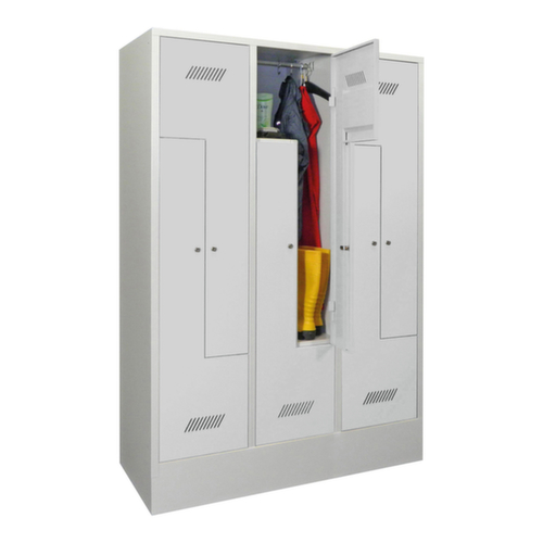 PAVOY Z-Garderobenschrank Basis mit 6 Abteilen, Abteilbreite 400 mm
