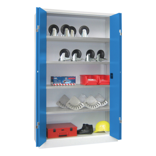 PAVOY Großraum-Falttürenschrank Basis aus Stahlblech