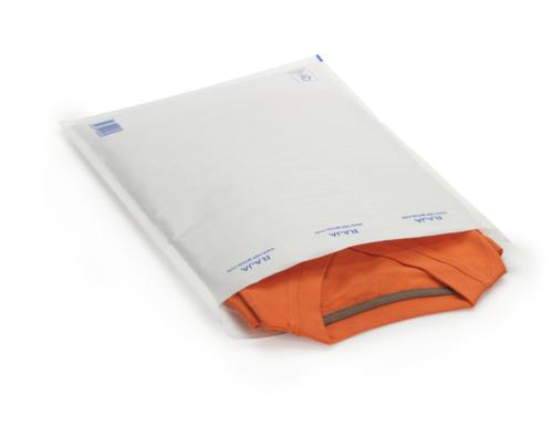 Weiße Luftpolster-Versandtasche