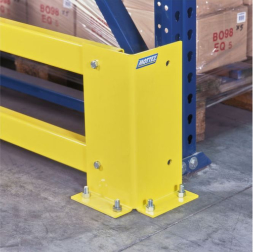 Anfahrschutz in gelb für Ecken und Pfosten, Höhe 350 mm