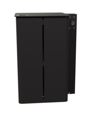 Kombiascher mit Schutzdach, anthrazit-eisenglimmer