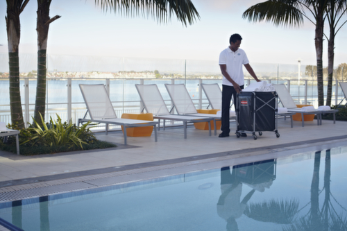 Rubbermaid Klappbarer Wäschewagen X-Cart