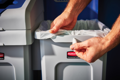 Rubbermaid Abfallbehälter Slim Jim® Starter, 87 l, grau