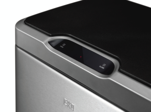 Sensor-Abfallbehälter EKO Mirage aus Edelstahl, 30 l