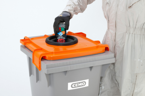 Cemo Sammelbehälter für Spraydosen, Inhalt 120 l