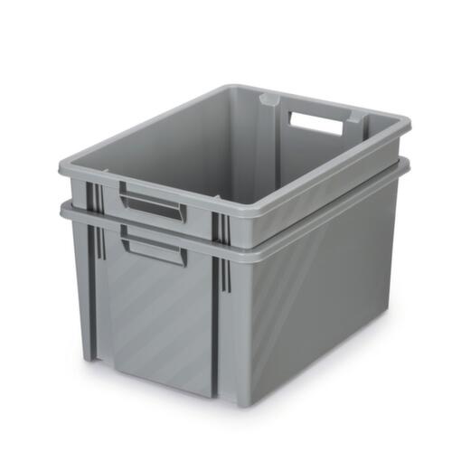 Drehstapelbehälter, grau, Inhalt 54 l