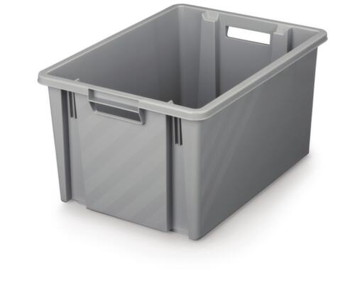 Drehstapelbehälter, grau, Inhalt 54 l