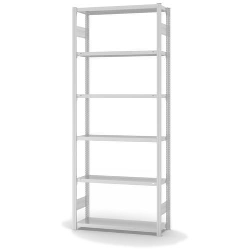 hofe Traversenregal in Standard Bauart, Höhe x Breite x Tiefe 2500 x 1060 x 335 mm, 6 Böden