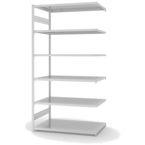 hofe Traversenregal in Standard Bauart, Höhe x Breite x Tiefe 2500 x 1310 x 835 mm, 6 Böden