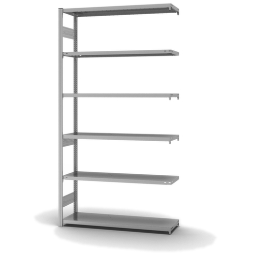 hofe Traversenregal in schwerer Bauart, Höhe x Breite x Tiefe 2500 x 1310 x 435 mm, 6 Böden