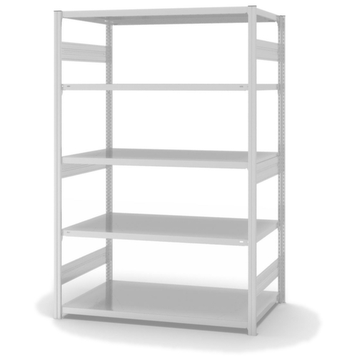 hofe Traversenregal in schwerer Bauart, Höhe x Breite x Tiefe 2000 x 1360 x 835 mm, 5 Böden