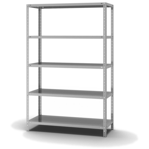 hofe Schraubregal, 5 Böden, mit korrosionsschützender Zinkbeschichtung