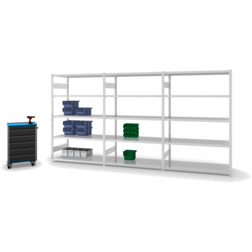 hofe Traversenregal in Standard Bauart, Höhe x Breite x Tiefe 2000 x 1360 x 635 mm, 5 Böden