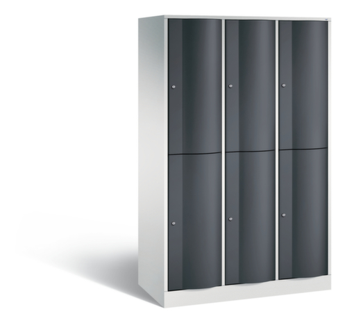 C+P Schließfachschrank Resisto, 6 Fächer