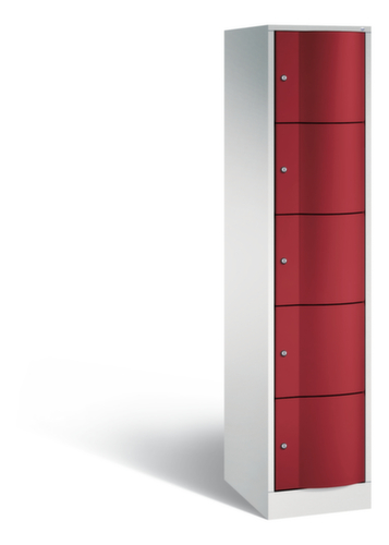 C+P Schließfachschrank Resisto, 5 Fächer