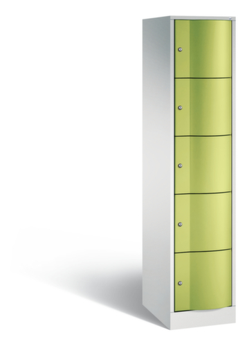 C+P Schließfachschrank Resisto, 5 Fächer