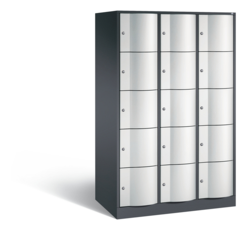 C+P Schließfachschrank Resisto, 15 Fächer