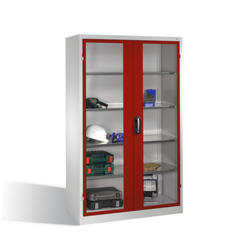 C+P Werkzeugschrank ERGO mit Sichtfenster-Flügeltüren, Breite 1200 mm