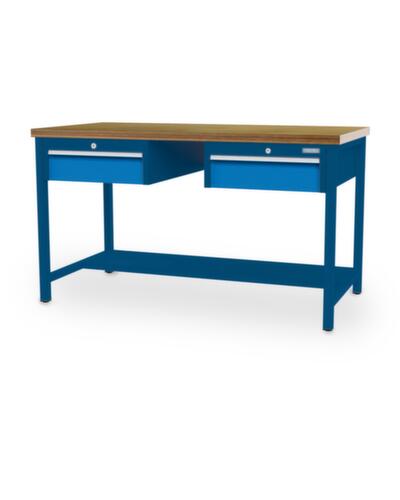 Bedrunka + Hirth Werkbank, 2 Schubladen, 1/2 Ablageboden